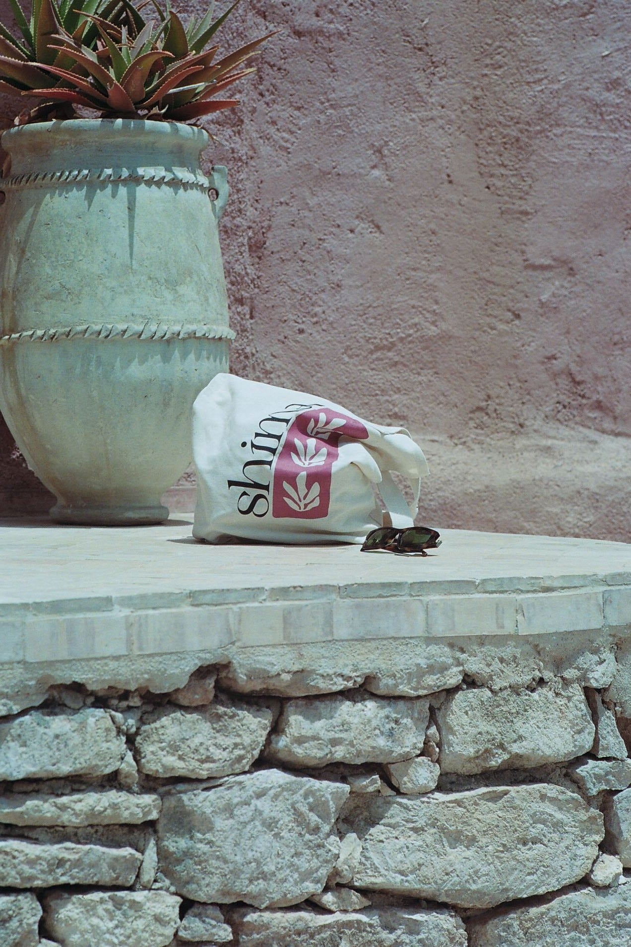 Plum Shima Tote Bag